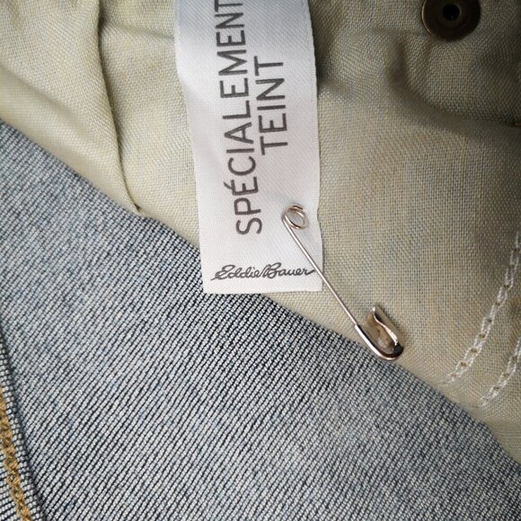 NWT Eddie Bauer Men's Size 30/32 Stretch Breathable Dark Wash Blue Jeans - Picture 9 of 14